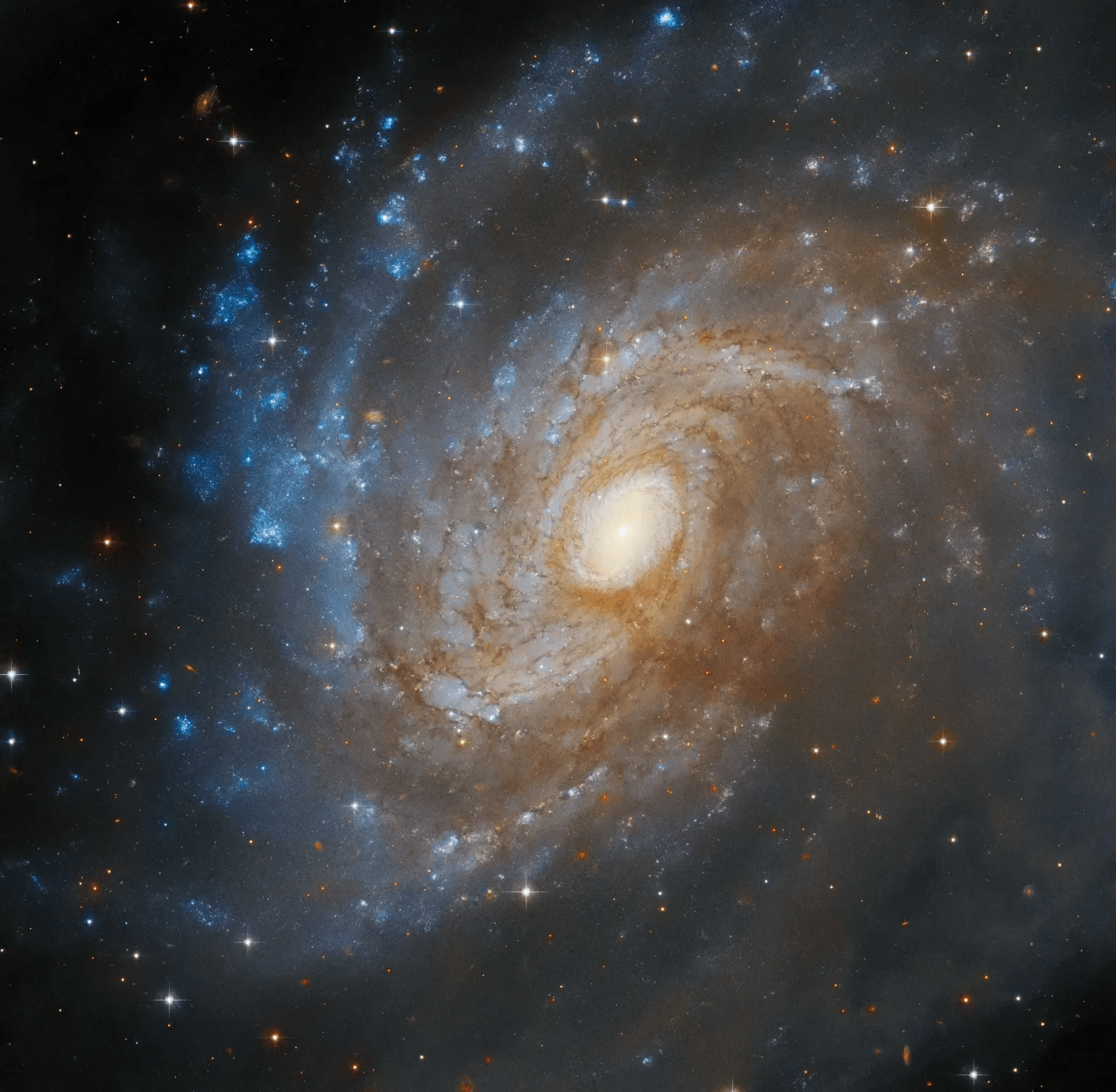 This Hubble image features the spiral galaxy IC 4633.