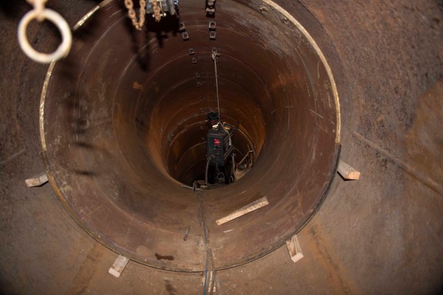 inside the existing carrier pipe before the upgrade