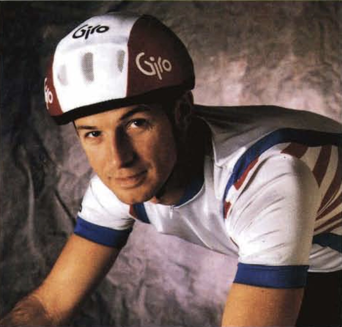 Jim Gentes wearing the Jiro Prolight bicycle helmet.