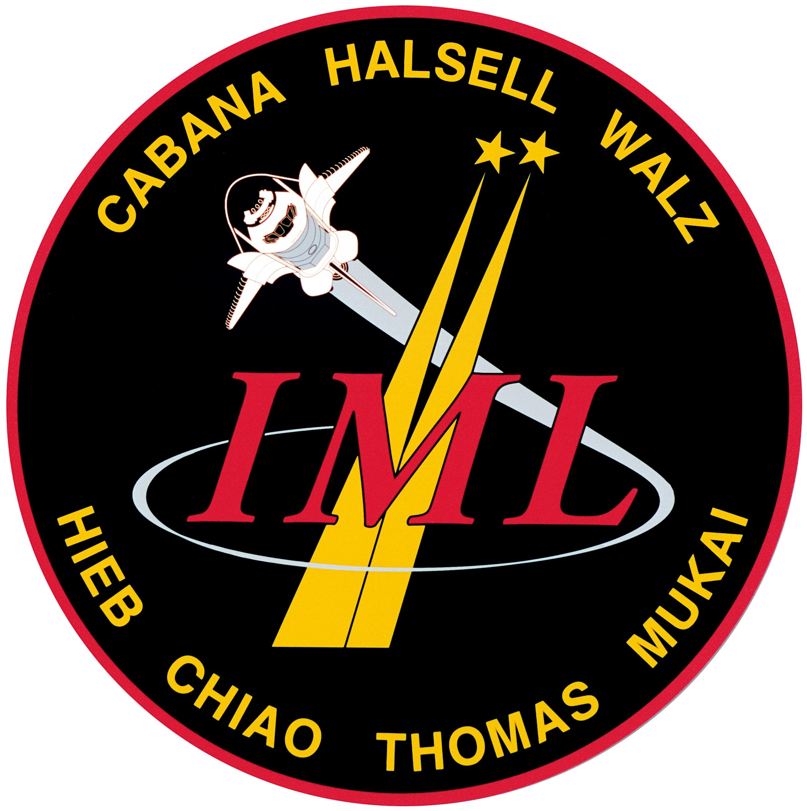 The STS-65 crew patch