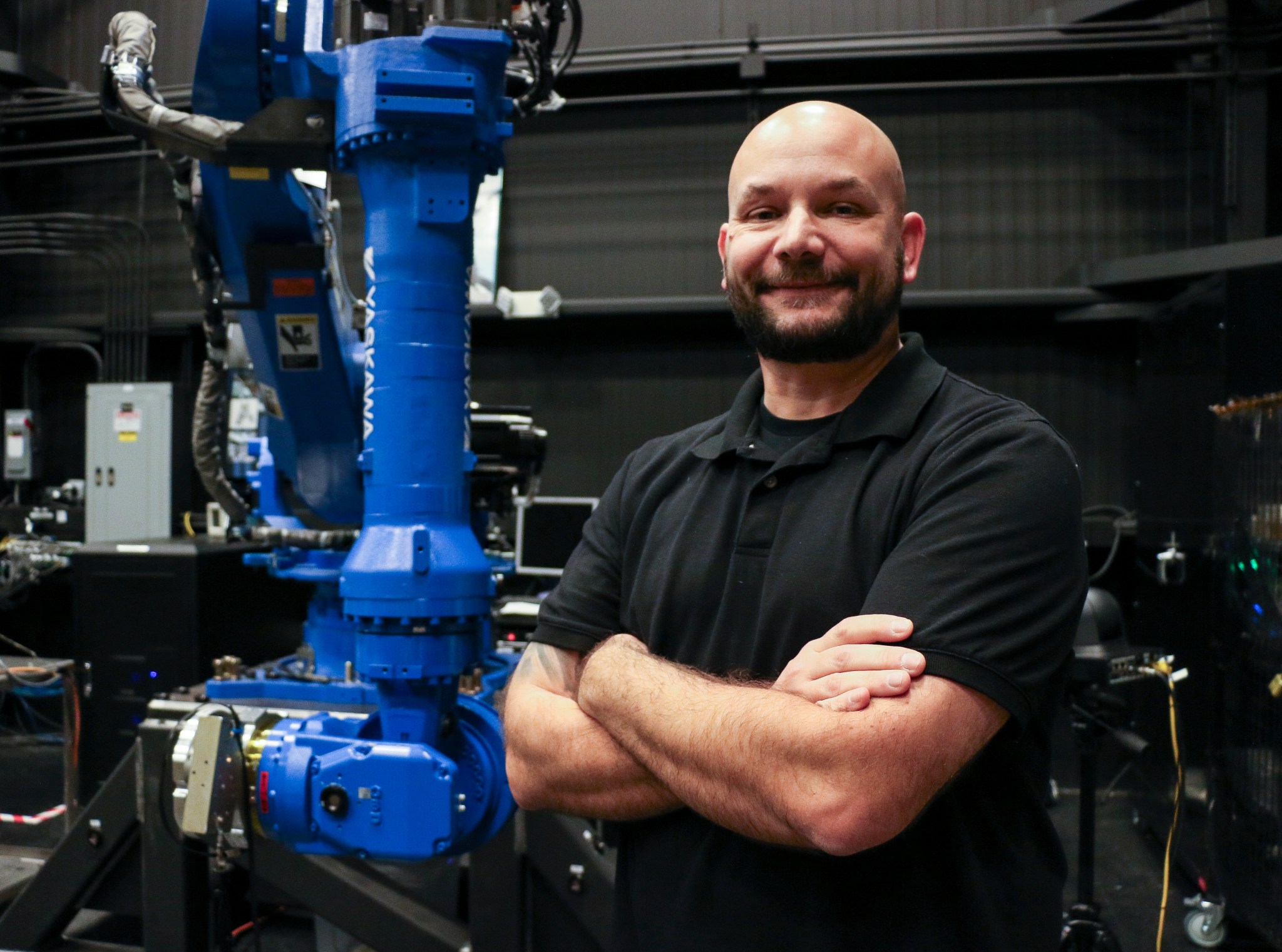 Clifton Brown, Engineering Technician, OMES III contract with NASA, poses for a portrait, Wednesday, Feb. 7, 2024 at NASA’s Goddard Space Flight Center in Greenbelt, Maryland. Photo Credit: (NASA/Thalia Patrinos)