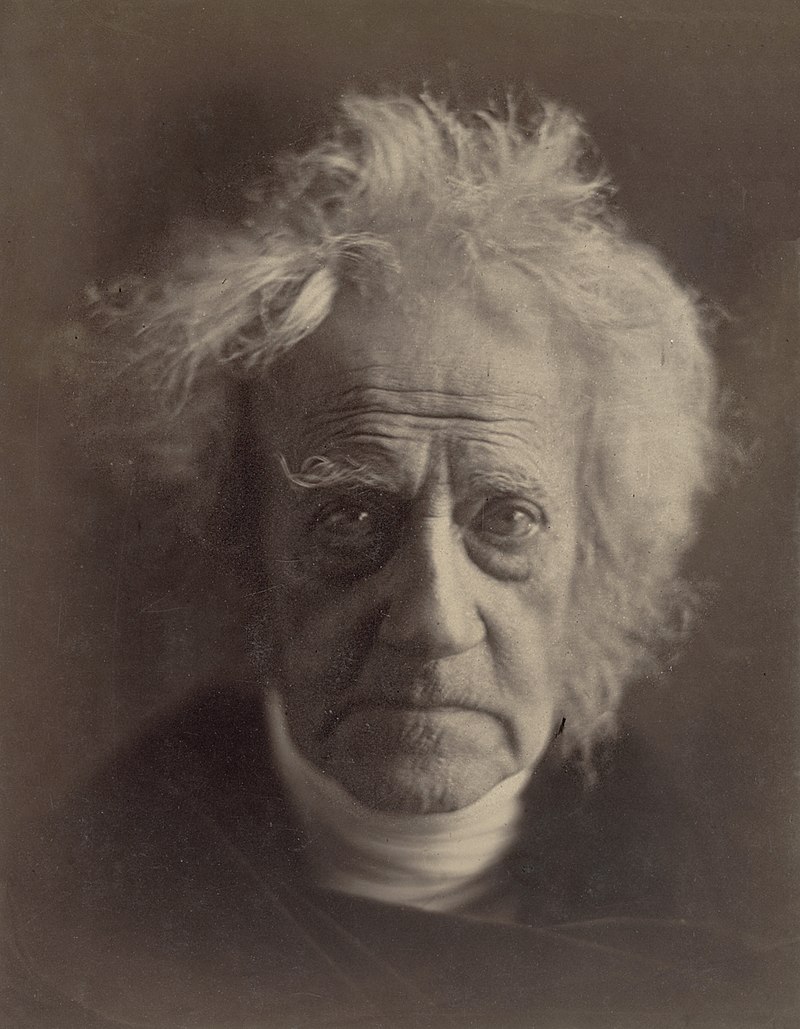 Portrait (1867) of John Herschel by Julia Margaret Cameron