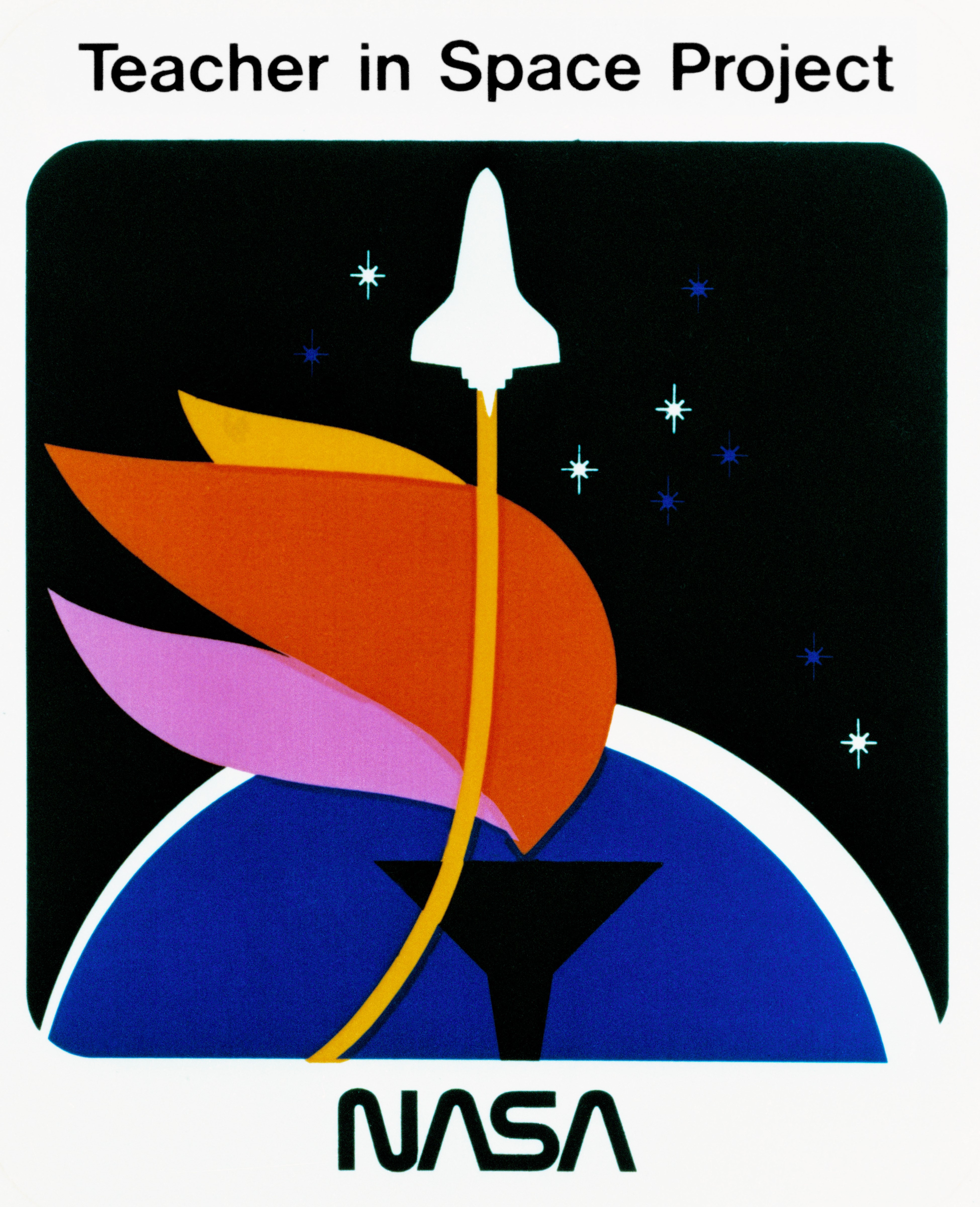 Official emblem of the Teacher in Space project