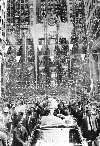 The ticker tape parade in Chicago drew two million people